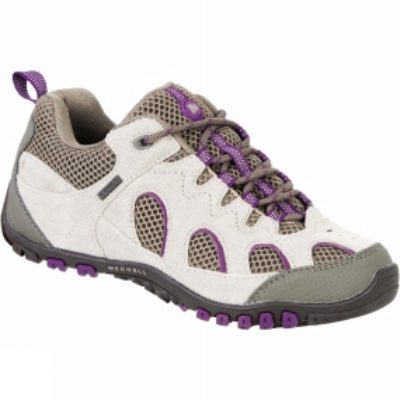 Merrell Womens Kalcite Waterproof Shoe Aluminium/Imperial Purple